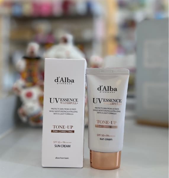 Kem chống nắng Dalba hồng 50ml - full box
