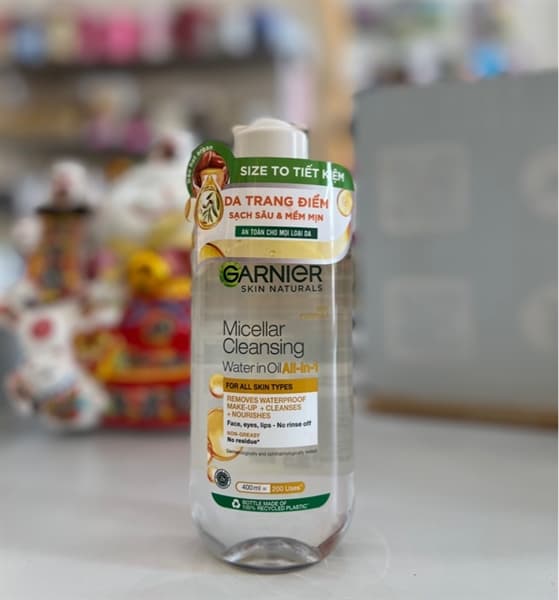 [ Hàng Công Ty ] Tẩy Trang Garnier Vàng Dầu 400ml